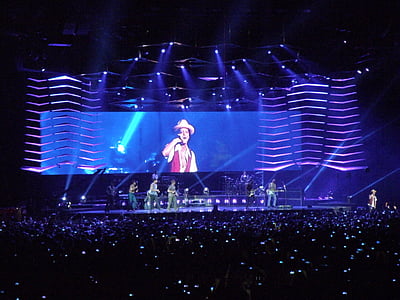 Bruno mars, roistojen, laulaja, konsertti, Ryhmä, Musiikki, lavalle