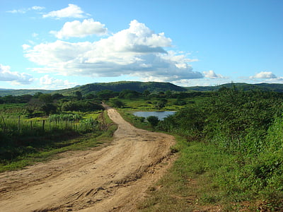 rurale, strada, Uiraúna-pb