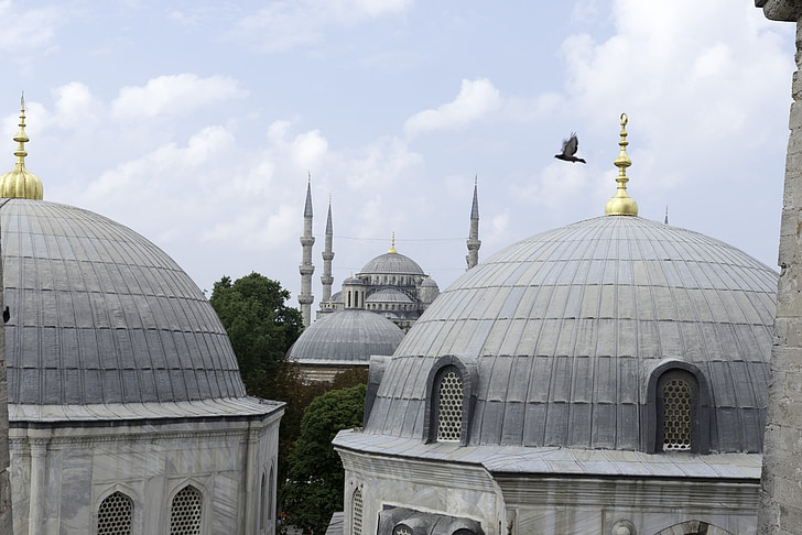 Santa sofia, Istanbul, strehe, kupole