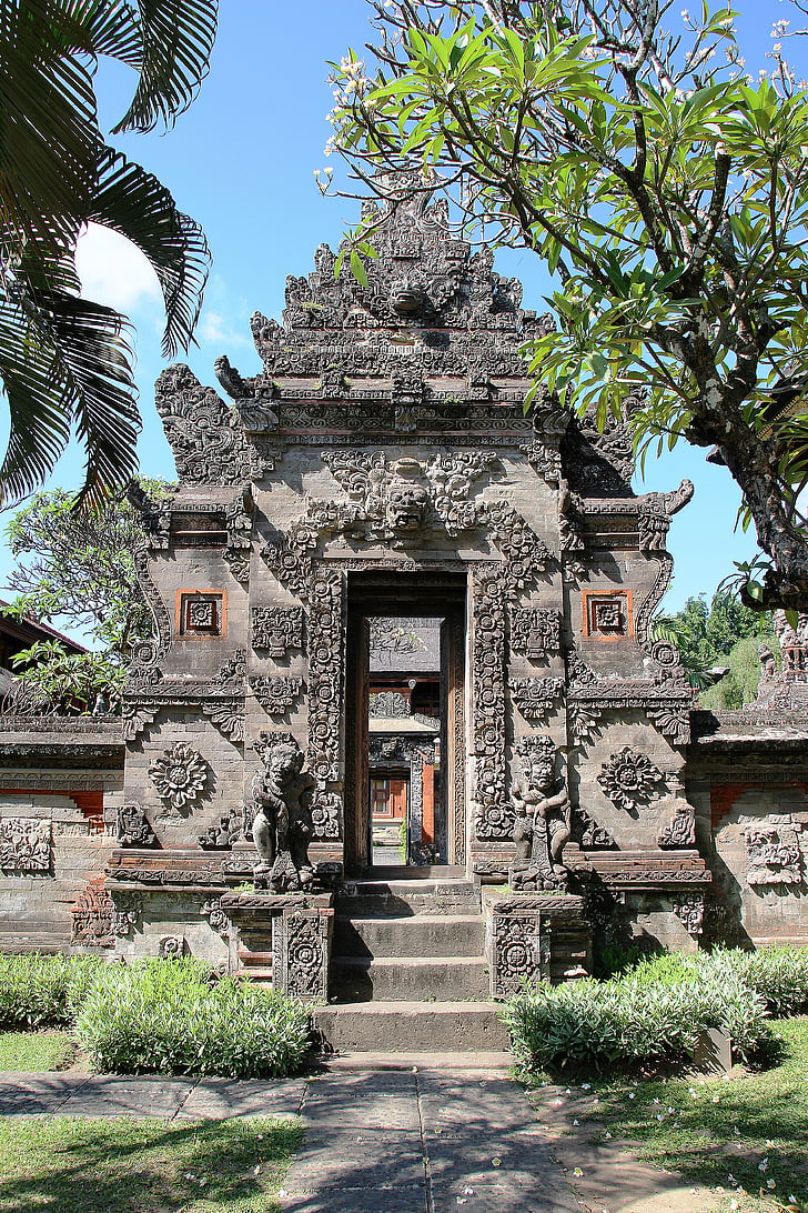 Bali, Templo de, Indonésia, fé, jardim do templo, viagens