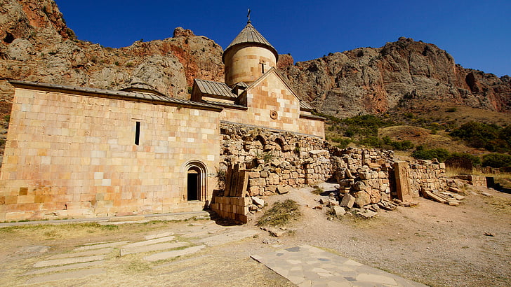 templom, kolostor, noravank, Örményország, építészet, vallás, középkori