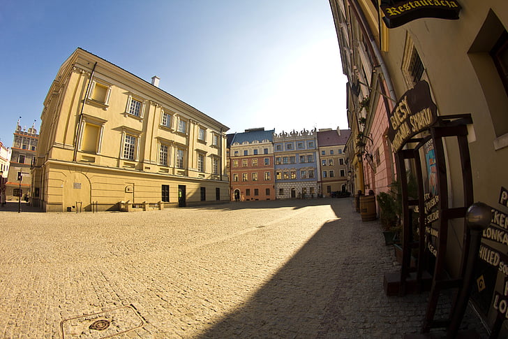 Lublin, ciudad, espacio, el casco antiguo, Monumento, Polonia, casco antiguo