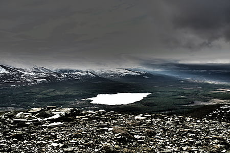 Berg, Winter, Landschaft, Natur, Schottland