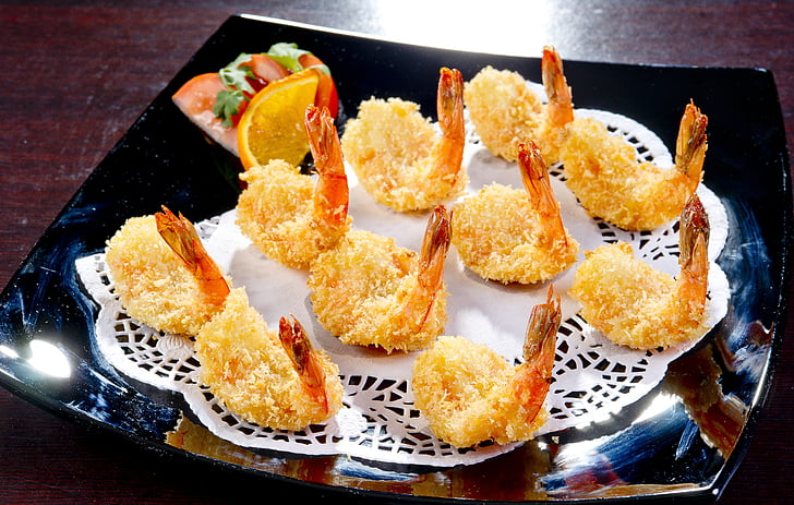 -shrimps, korean cuisine, food, restaurant, for gourmets, lunch, tasty