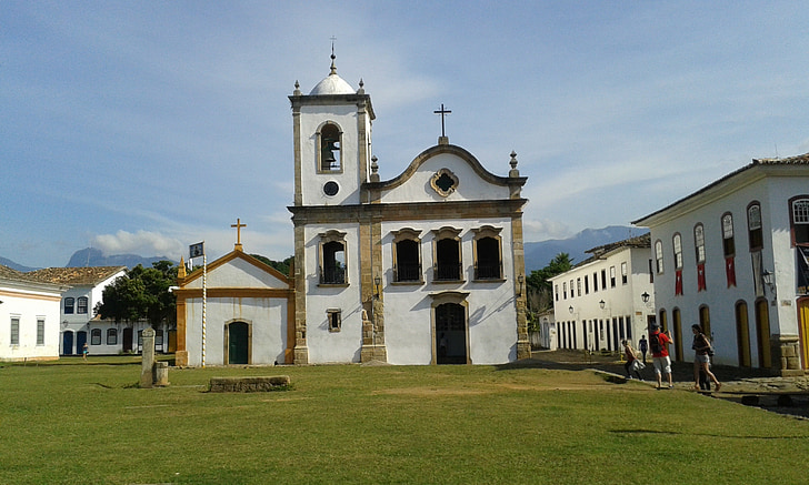 vēsturiskās baznīcas, Paraty, Litoral, Brazīlija