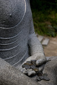 Buddha, Budism, buddha de piatră