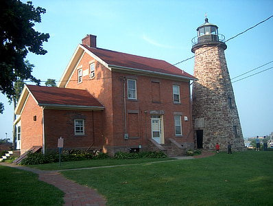 lighthouse, lake erie, great lakes, upper new york state