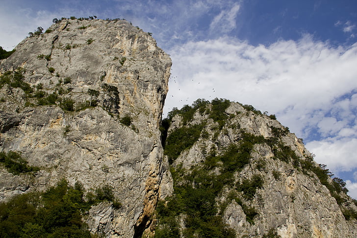 kalnai, Serbija, akmenų, peizažas