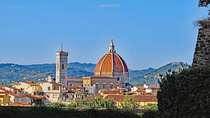 Firenze, Firenze, Italia, Toscana, italiensk, arkitektur, Domkirken