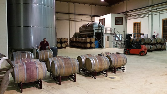 Winery, thùng, sản xuất rượu vang, lyng
