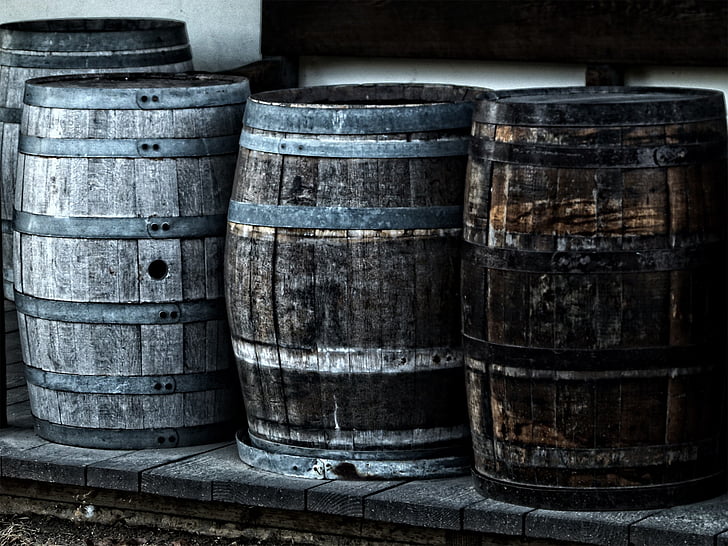 barril, barrils, fusta, Patrimoni, bóta, vi, l'alcohol