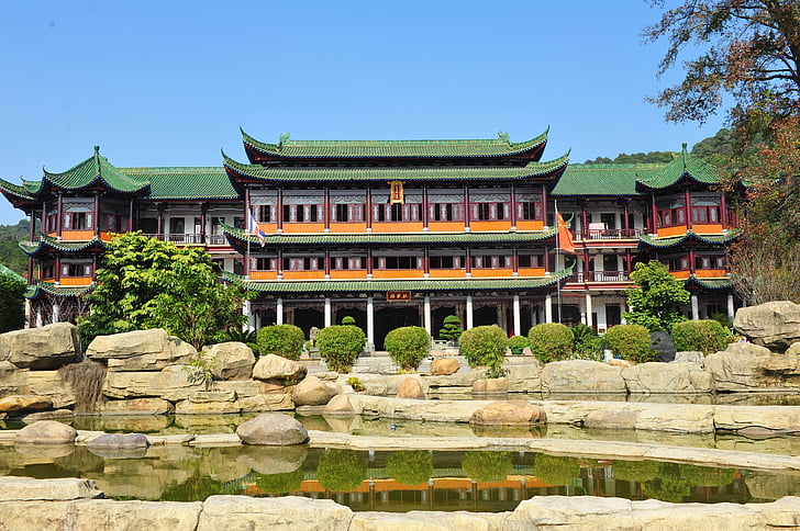 Zen, kloster, buddhistiska institute