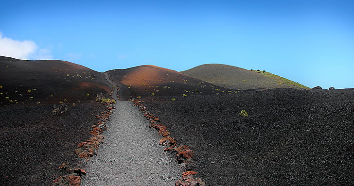 đi, núi lửa, Quần đảo Canary, La palma, cảnh quan, Thiên nhiên, núi lửa