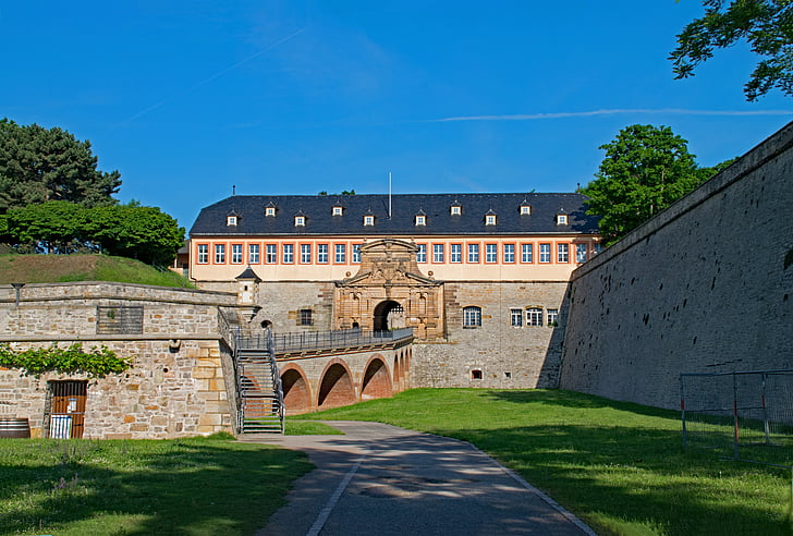 Petersberg, Erfurt, Thuringia Jerman, Jerman, benteng, budaya, tempat-tempat menarik