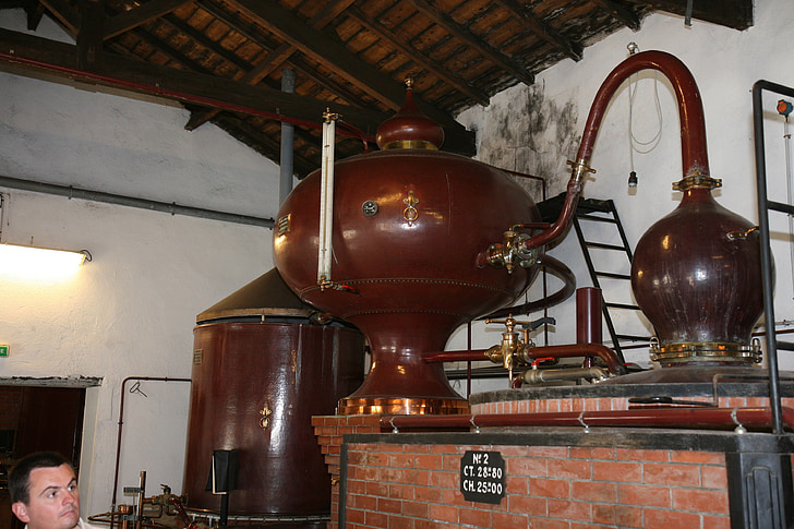 bryggeri, Cognac, utrustning, produktion, Factory, Frankrike, Franska