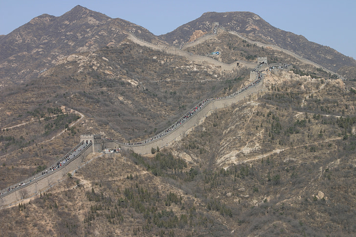 Китай, Великата китайска стена, пейзаж, Великата стена, граница, Световно наследство