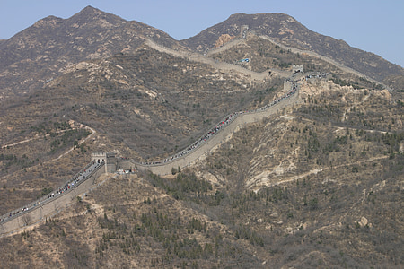 Čína, Velká čínská zeď, krajina, Velká čínská zeď, hranice, Seznam světového dědictví
