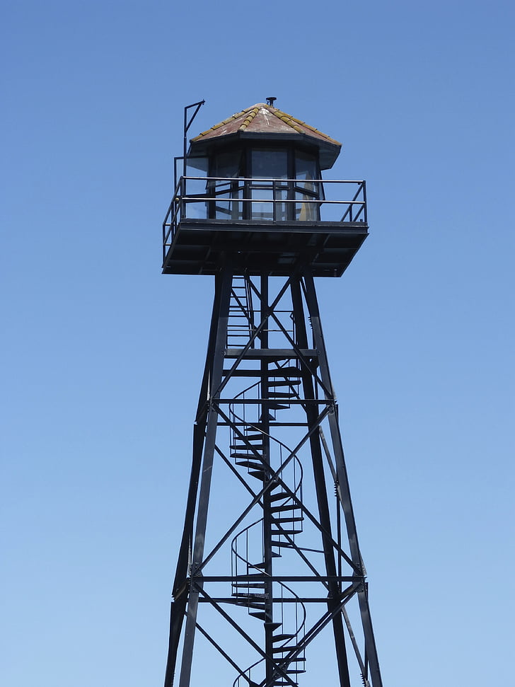Alcatraz, Vahitorni, piirivalve torni, vangla, San francisco, atraktsioon, Ajalooline