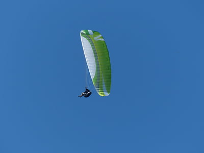 滑翔伞, 坎德尔, dom, 飞, 热量