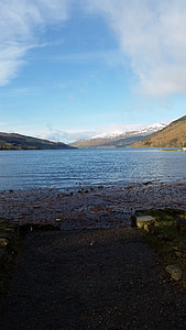 Kenmore, Loch, vatten, Skottland, Tay, Perthshire, landskap