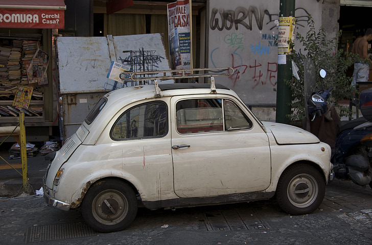five hundred, five hundred bianca, auto, street, car, urban Scene