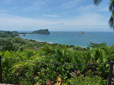 more, Zobrazenie, Beach, Kostarika, Manuel antonio, pobrežie, Príroda