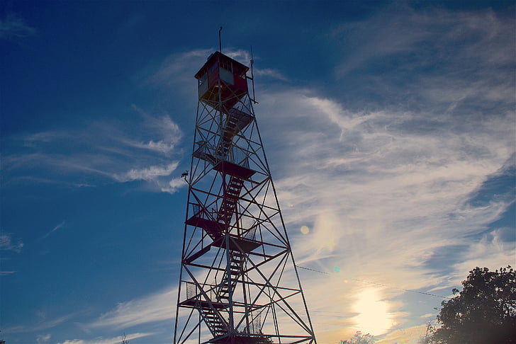 brand tower, Appalachian trail, klim, brand, wandeling, berg, structuur