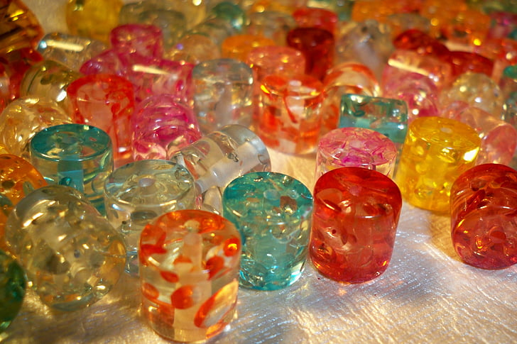 beads, multicolored beads, multicolored, craft, jewelry, plastic, beading