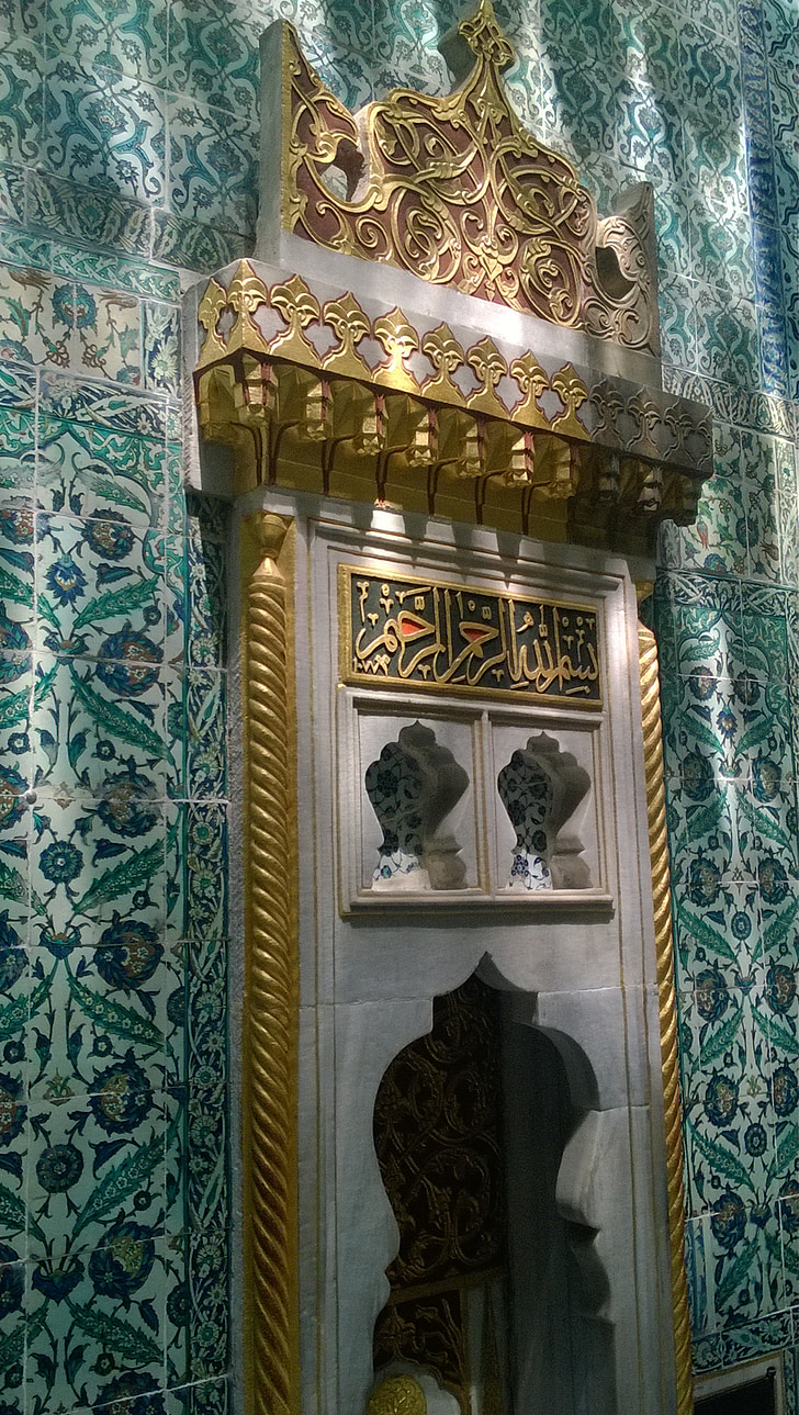 Krb/Kamna, zlato, harém, Sultana, dekorace, návrh