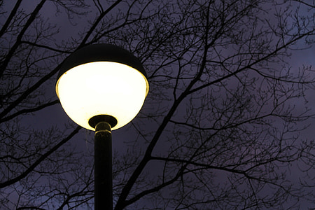 уличный фонарь, путь освещения, освещение, искусственный свет, ночь, лампа, Фонарь