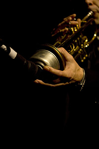 trompete, džezs, dzīvot, mūzika, instruments, veiktspējas, mākslinieks