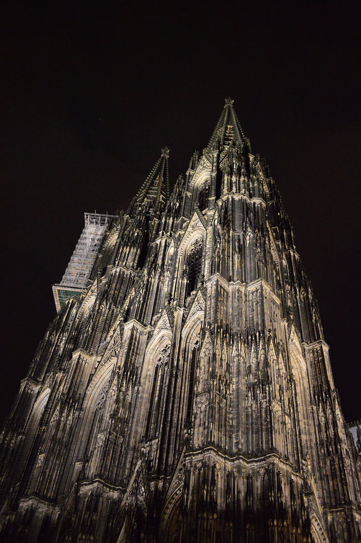Cologne, Dom, bâtiment, architecture, Église, lieux d’intérêt, Allemagne