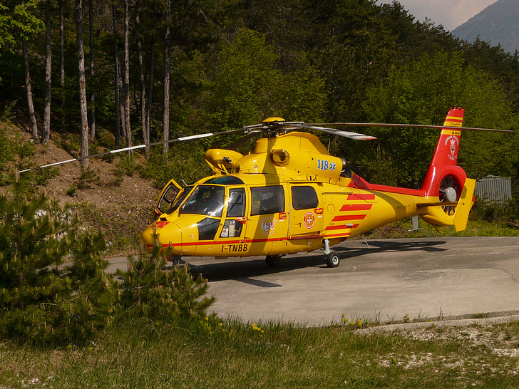 Rescue helikopter, helikopter, Rescue, första hjälpen, Fjällräddningen, gul, nödsituationer