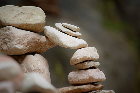 pila de roca, canó ocult, Parc Nacional Zion, equilibri, pila, pedra - objecte, natura