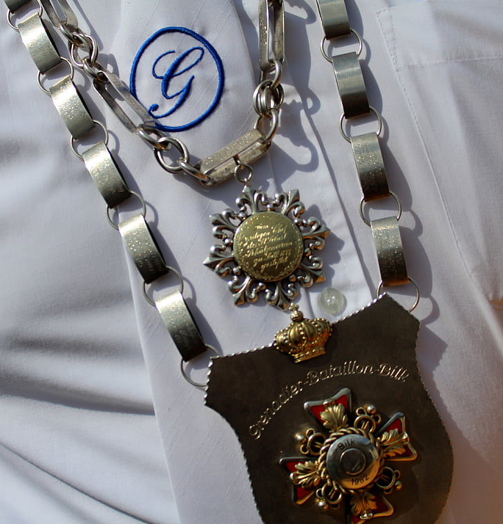 Royal argento, catena del re, proteggere, club di tiro, Re