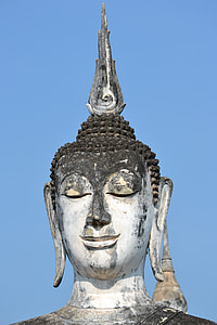 Taizeme, Buddha, svēta, templis, akmens, smaids, vecais