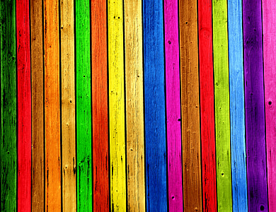 houten planken, hout, kleurrijke surfplanken, kleuren, achtergrond, hout - materiaal, achtergronden