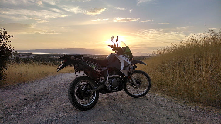 motocicleta, Kawasaki, KLR 650, Dual sport, enduro, aventura