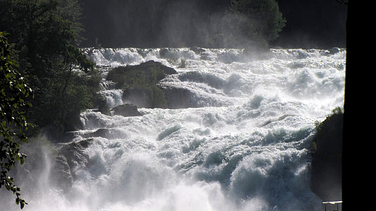 rhine falls, schaffhausen, waterfall
