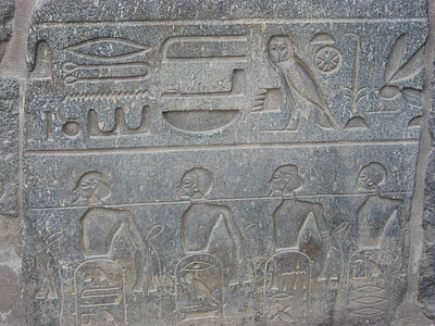 埃及, 卢克索, 卡纳克神庙, 象形文字, 古代, 文明, 尼罗河