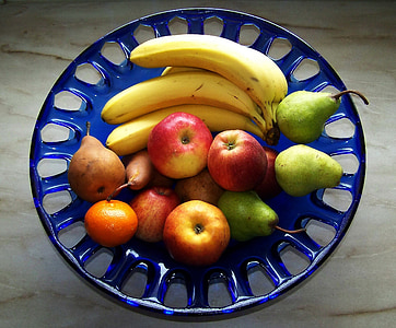 fruit platter, mixed, color