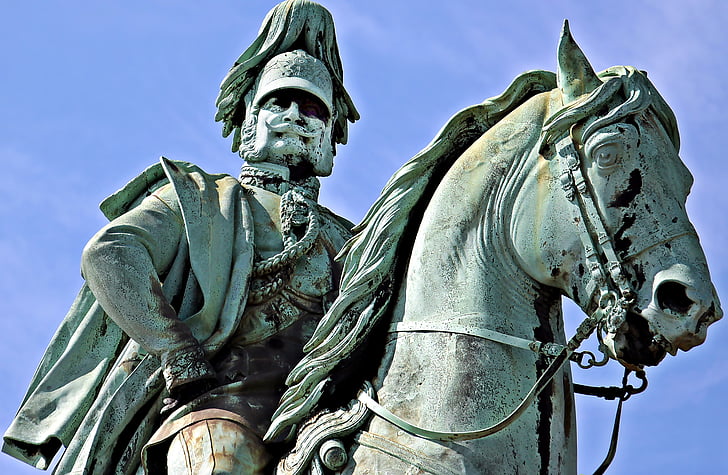 Imperador Guilherme i, Imperador Guilherme i monumento, Monumento, estátua, Reiter, Reno, colônia