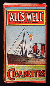 alls well, cigarettes, pack, old, packaging, product, box