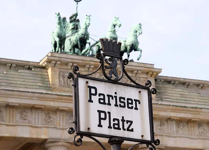 Paris burst, Brandenburger Tor, Berlin, arkitektur, vartegn, bygning, Paris