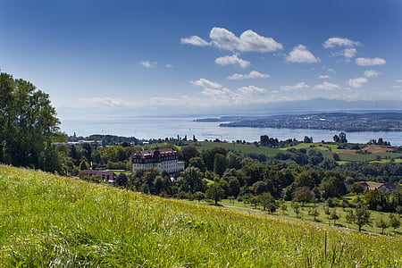Боденското езеро, панорама, Outlook, überlingersee, Юберлинген