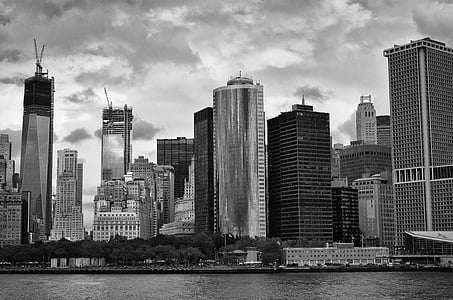 new york, city, building, tower, architecture, urban, manhattan