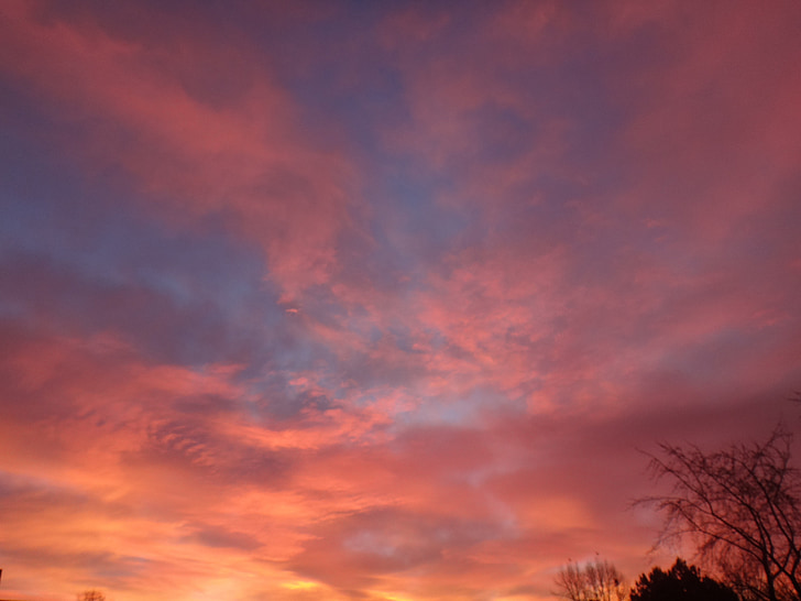 slunce, Romantický, večerní obloha, abendstimmung, Příroda, Západ slunce, obloha