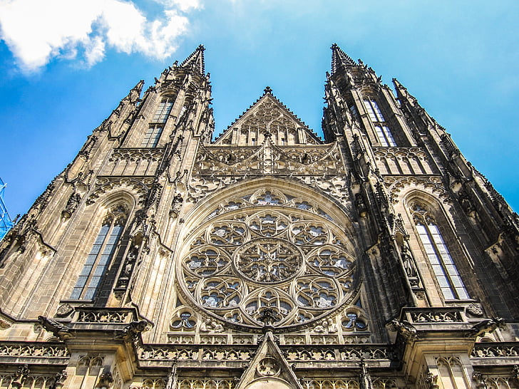 Kathedrale, Prag, Vitus, Religion, Kirche, Inspiration, Architektur
