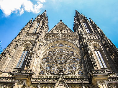 Katedral, Praha, Vitus, agama, Gereja, inspirasi, arsitektur