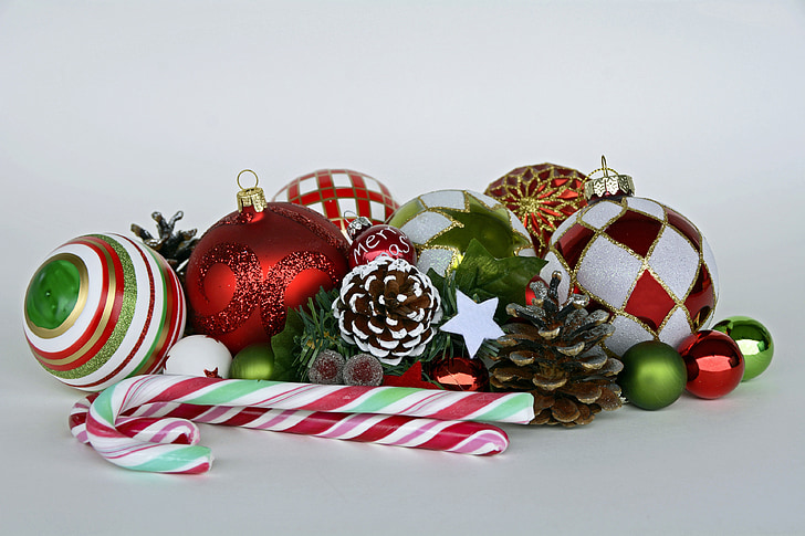 boles de Nadal, Nadal, decoracions de Nadal, boles, decoració, targeta de felicitació, christbaumkugeln